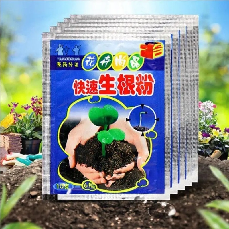 Root Stimulator Liquid - ผงเร่งราก 5 ชิ้น สารเร่งรากสำหรับพืช ฮอร์โมนเร่งราก สำหรับเพาะเมล็ดและเพาะชำ