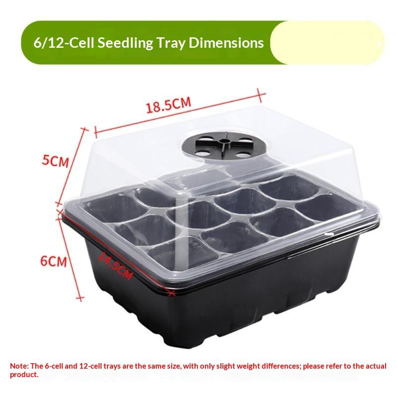 ถาดเพาะเมล็ด 6/12 ช่อง พร้อมไฟ - Humidity Dome Kit บทวิจารณ์และราคา
